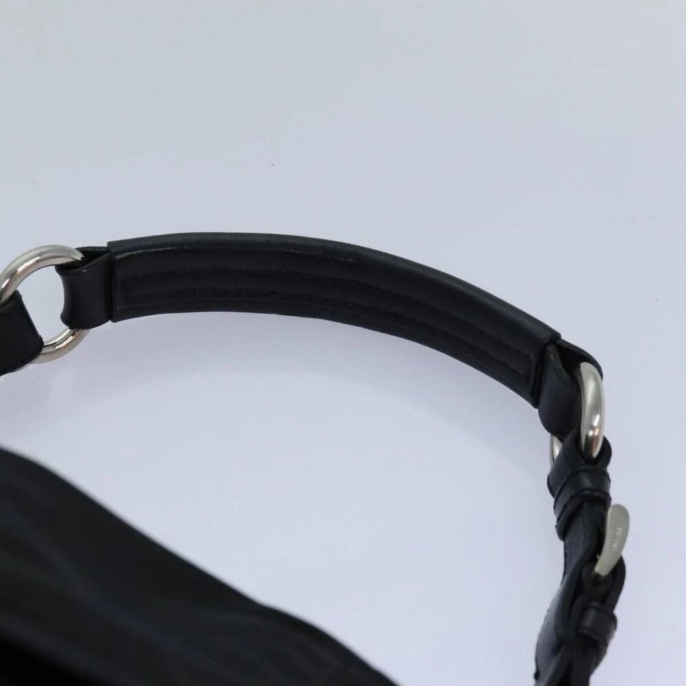PRADA Backpack Nylon Black Silver Auth 85289 - Picture 8 of 16